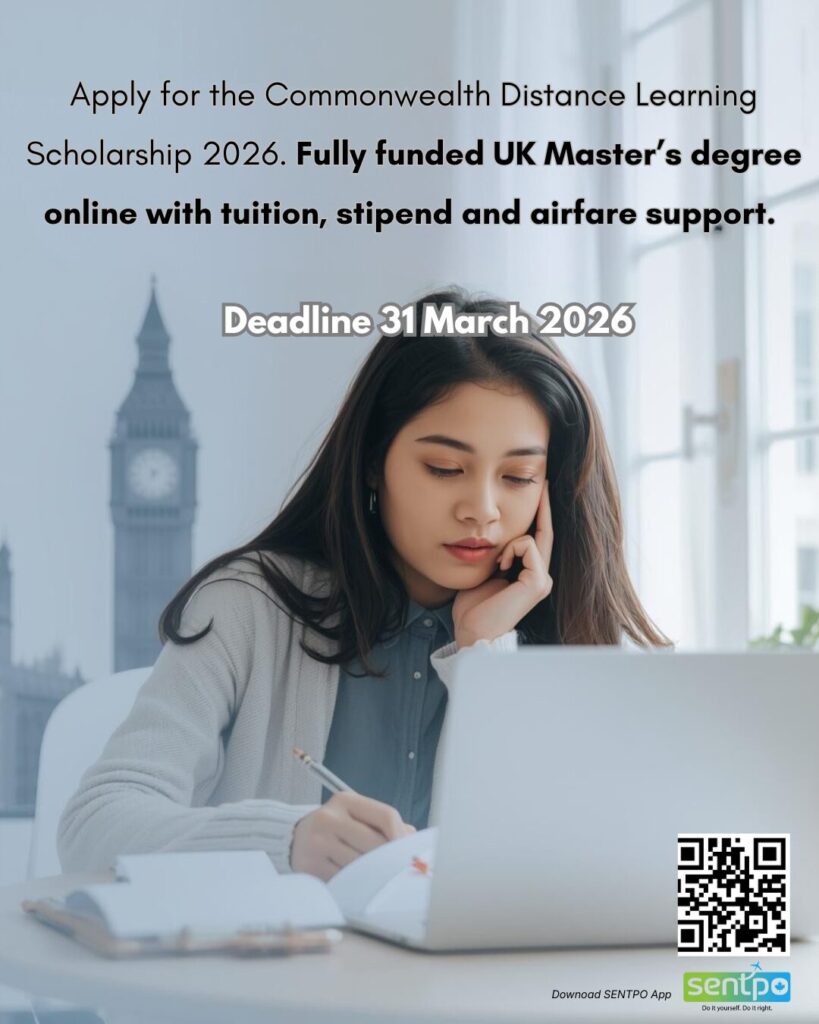 Commonwealth Distance Learning Scholarship 2026 fully funded UK online Master's degree opportunity