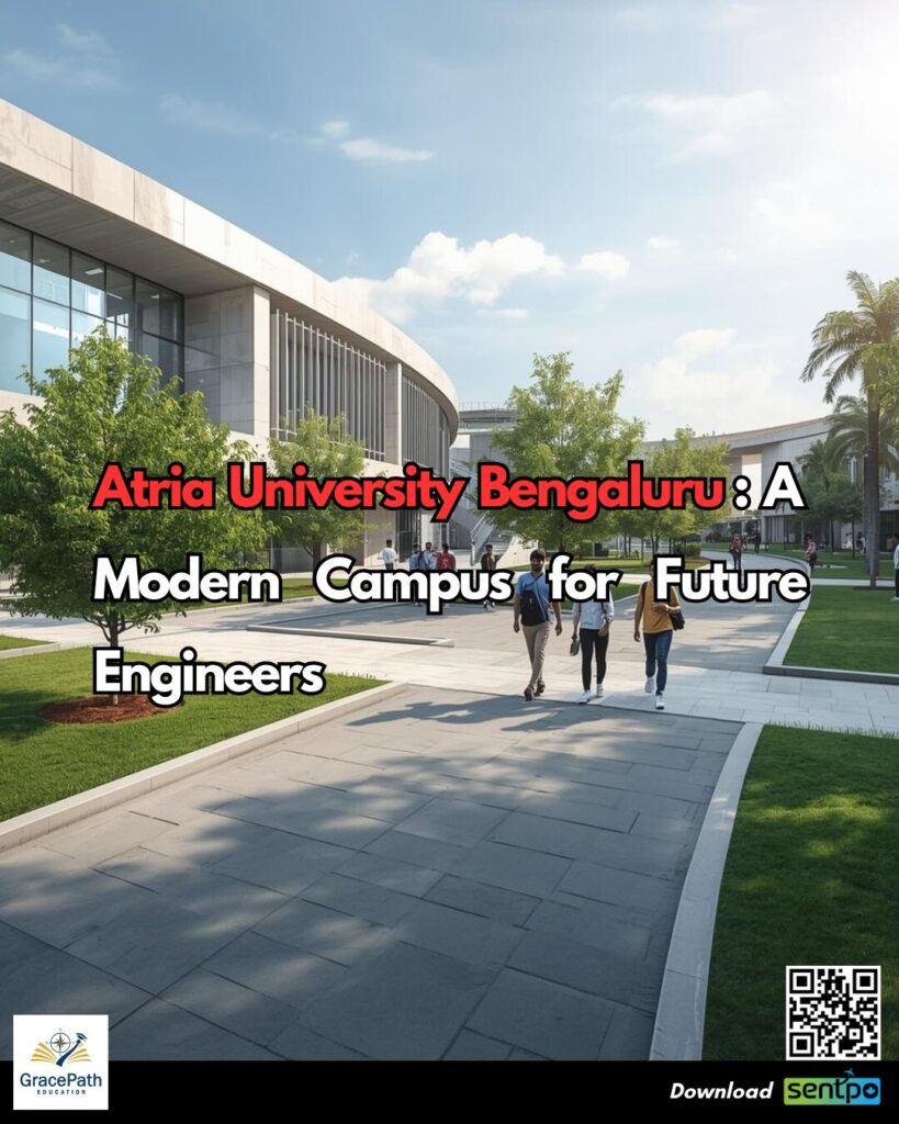 Atria University Bengaluru campus with engineering students and modern technology learning environment