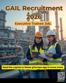 GAIL Recruitment 2026 Executive Trainee jobs through GATE for engineering graduates