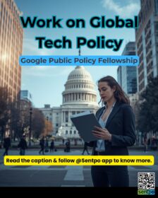 Google Public Policy Fellowship 2026 technology policy internship in Washington DC