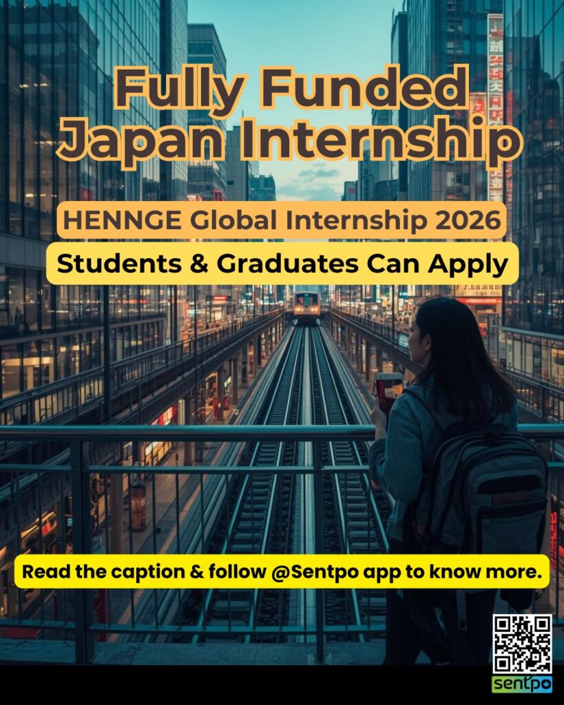 HENNGE Global Internship Program 2026 fully funded tech internship in Tokyo Japan