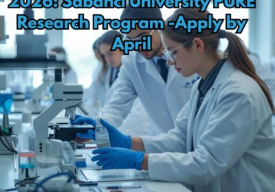 International undergraduate students participating in Turkey Summer Scholarship 2026 research program at Sabancı University