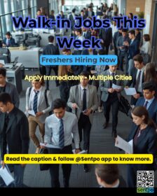 Walk-in Jobs March 2026 for freshers hiring in TCS Infosys Wipro and Tech Mahindra