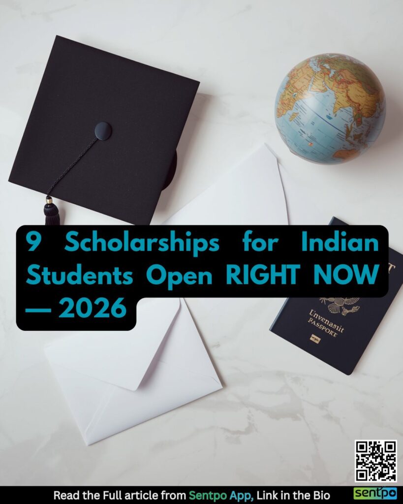 scholarships for Indian students 2026 study abroad GREAT Narotam Sekhsaria Erasmus Mundus open now