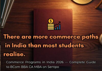 commerce programs in India — BCom BBA CA MBA guide for Indian students on Sentpo with Gracepath Education