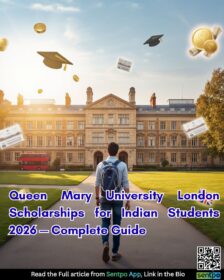 Queen Mary University London scholarships Indian students 2026 President's Global Excellence Russell Group London Sentpo Openskies