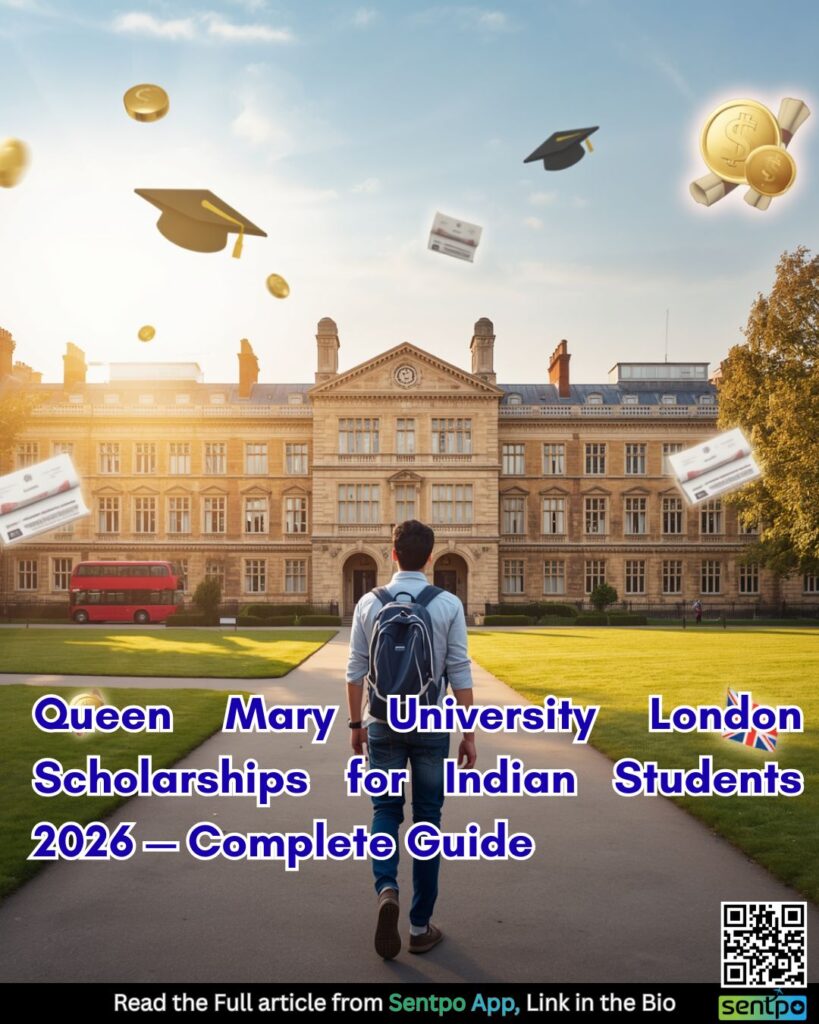 Queen Mary University London scholarships Indian students 2026 President's Global Excellence Russell Group London Sentpo Openskies