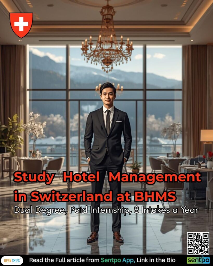 study hotel management in Switzerland for Indian students