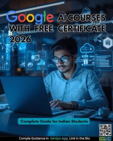 Google AI courses free certificate 2026 Indian students AI Essentials Prompting Essentials Skillshop Sentpo