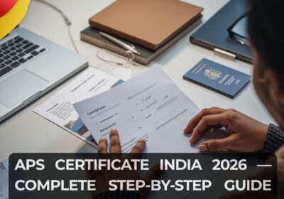 APS certificate India Germany 2026 step by step guide documents required fee processing time Indian students Sentpo