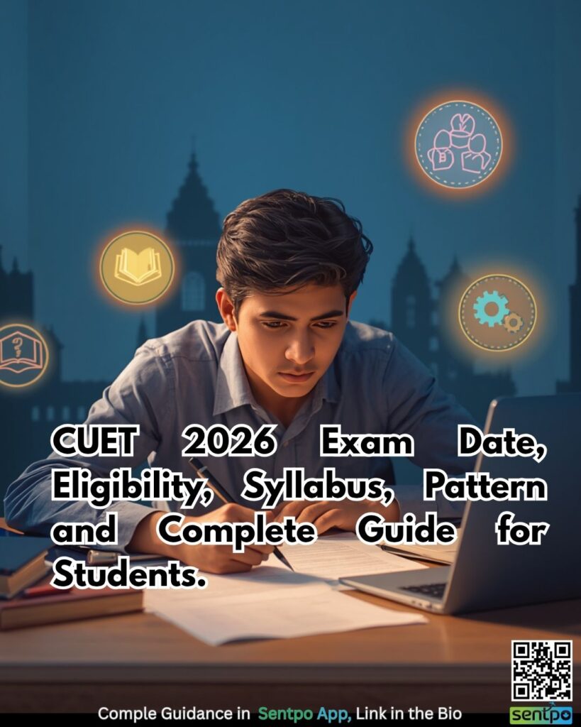 CUET 2026 exam date eligibility syllabus NTA central universities Delhi University JNU BHU admission Sentpo