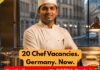 NORKA Roots recruiting chefs for Germany 2026 — 20 vacancies, apply by 9 August 2026