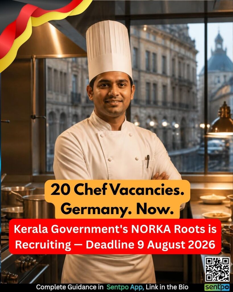 NORKA Roots recruiting chefs for Germany 2026 — 20 vacancies, apply by 9 August 2026