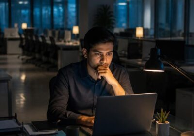 Indian student and professional reading the Citrini Research 2028 Global Intelligence Crisis report — AI job displacement guide for Indian students and professionals