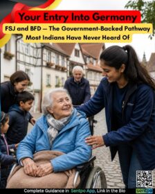 Indian students doing FSJ and BFD voluntary service in Germany 2026 — Johanniter and SCI Germany