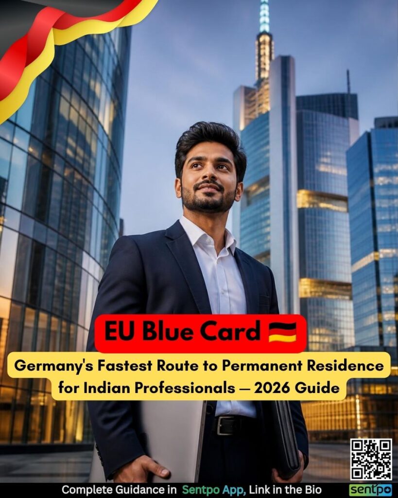 EU Blue Card Germany 2026 — complete guide for Indian students and professionals on salary thresholds, PR timeline and application process